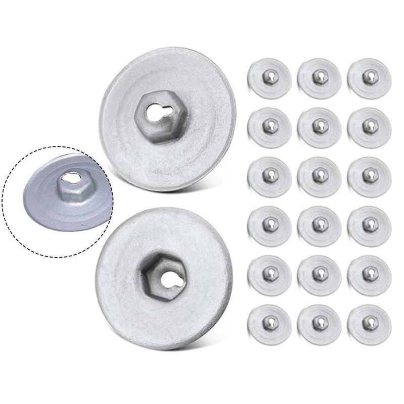 20pcs Heat Protection Sheet Nut Heat Shield Repair Kit Sheet Metal Nut Fasteners For BMW Mini 1-7 Series