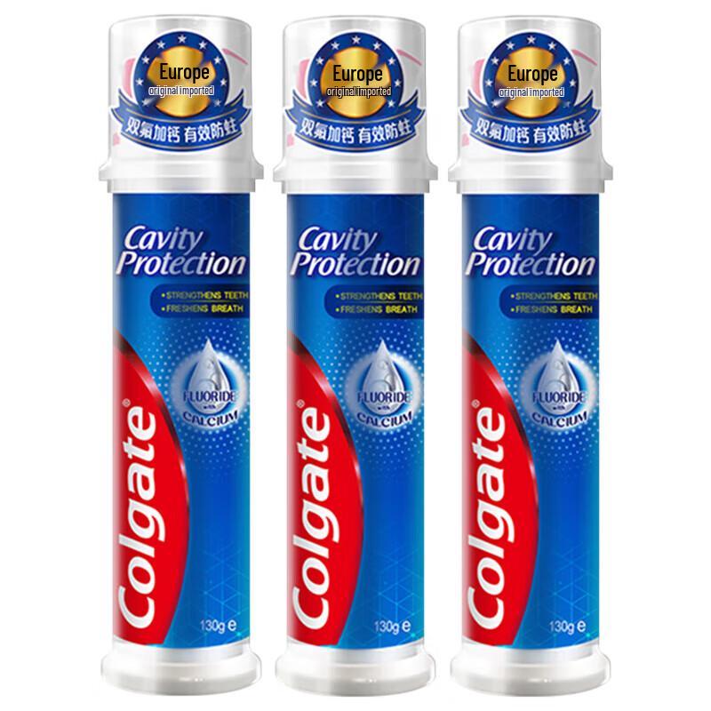 Colgate European Anti-Cavity Pump Toothpaste