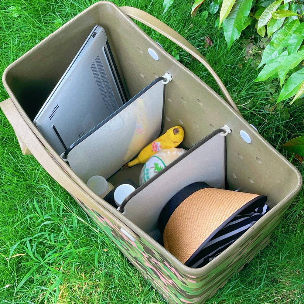 1/2Pcs Divider Tray for Bogg Bag Accessories Can Dividing Wet and Dry Divide Space Storage Baffle Tool for Bogg Beach Bag