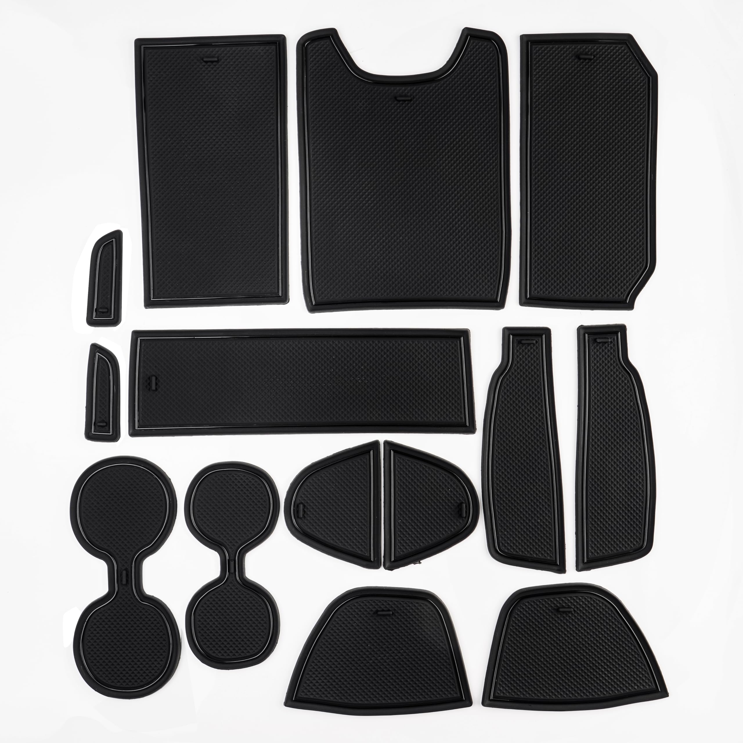 

BLUESEATEC New Honda Exclusive Rubber Door ZRV RZ3 RZ4 RZ5 RZ6 Interior Rubber Noise Scratch Easy 14 Pieces ZR-V Mat, Vehicle-specific Pocket,