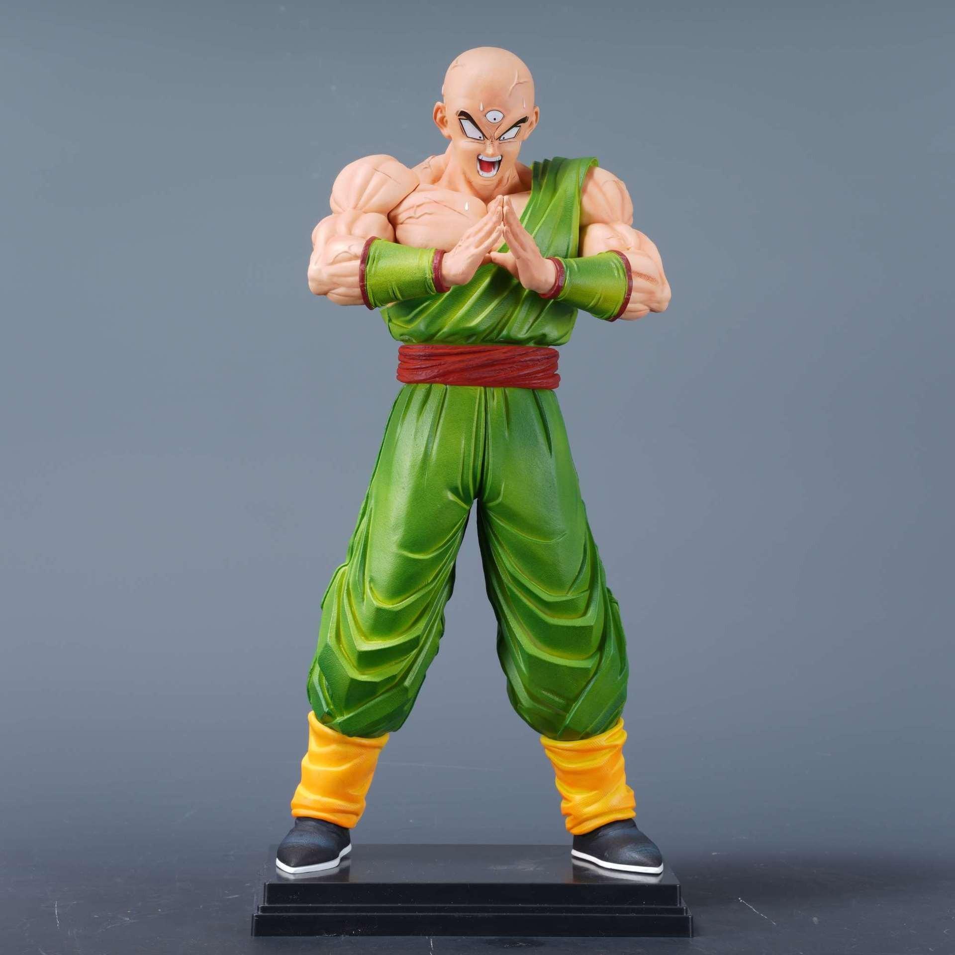 

30cm/11.81in Anime Dragon Ball Figure Tien Shinhan Action Figures Pvc Statue Desktop Ornamen Collection Model Toys Lovely Gifts