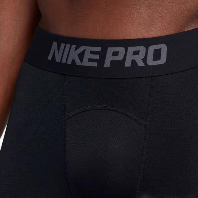 Nike Solid Logo Print Elastic Fitness Pants Men bottoms Black 925821-010