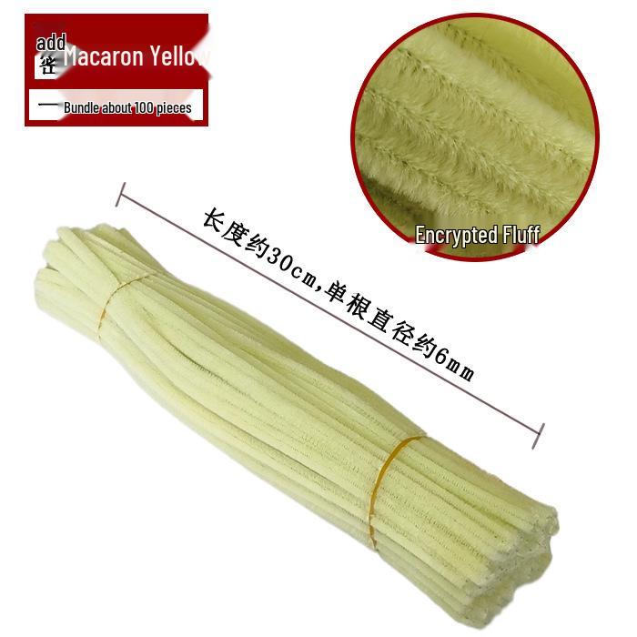 Super Dense Velvet Chenille Stems Sunflower Bouquet DIY Kit with Eco-Friendly Pipe Cleaners