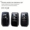 Silicone Car Key Case For Toyota Crown Highlander New Camry Rav4 Corolla Leling Prado Remote Protector Cover Accessories