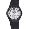 [Citizen Q&Q] H036-003 Men's Solar Analog Watch, 10 ATM Water Resistant, White Dial, Black Urethane Strap