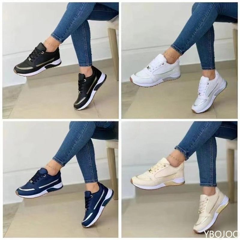 Fashion 2025 New Fashion Breathable Mesh Lace Up Sports Women Shoes Women Causal Sneakers Summer Platform Ladies Walking Ladies Shoes