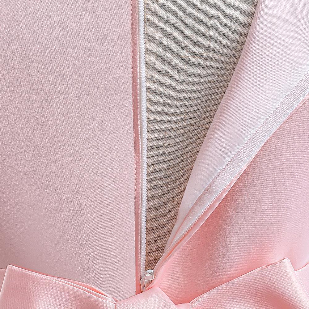 3-12 let Léto Květ Bílá Svatba Holčičky Šaty Batole Novorozenec Křest 1. Narozeniny Mašle Krajkové Šaty Princezna Party Dětské Oblečení