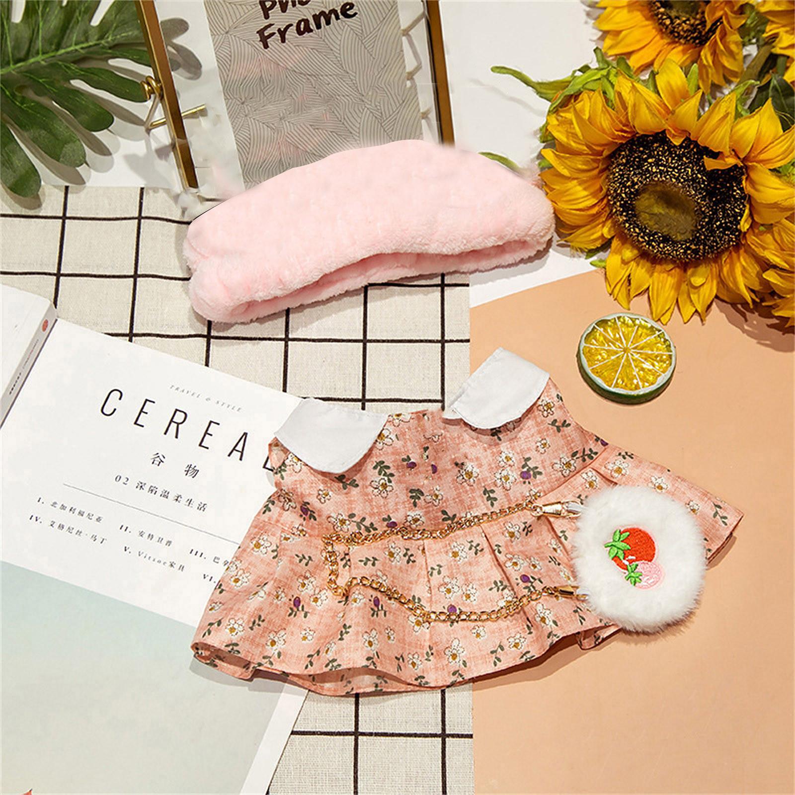 

(H0826)30 см аксессуары для кукол D-uck плюшевая кукольная одежда Кукольная одежда съемная одежда шляпа костюм аксессуары для плюшевых игрушек