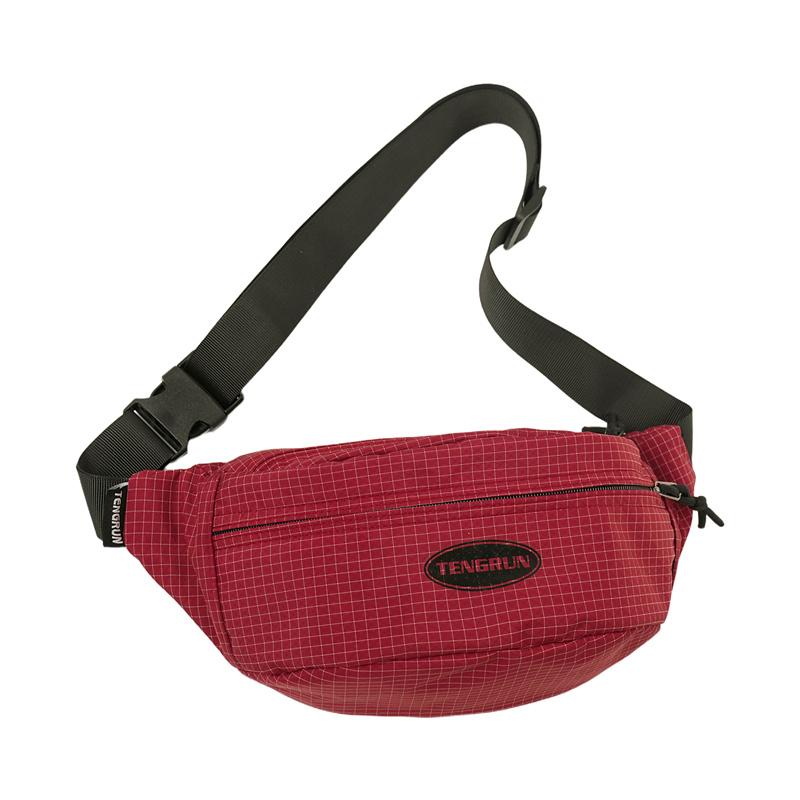 Женская нагрудная сумка, студенческая наплечная сумка кроссбоди, большая вместимость, мужская поясная сумка