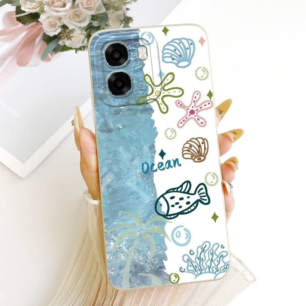 Case For Oppo A6 4G CPH2817 5G CPH2831 PLT120 Casing For Oppo A6 Cover Luxury Fashion Cute Cartoon Funny Painted Silicone Funda