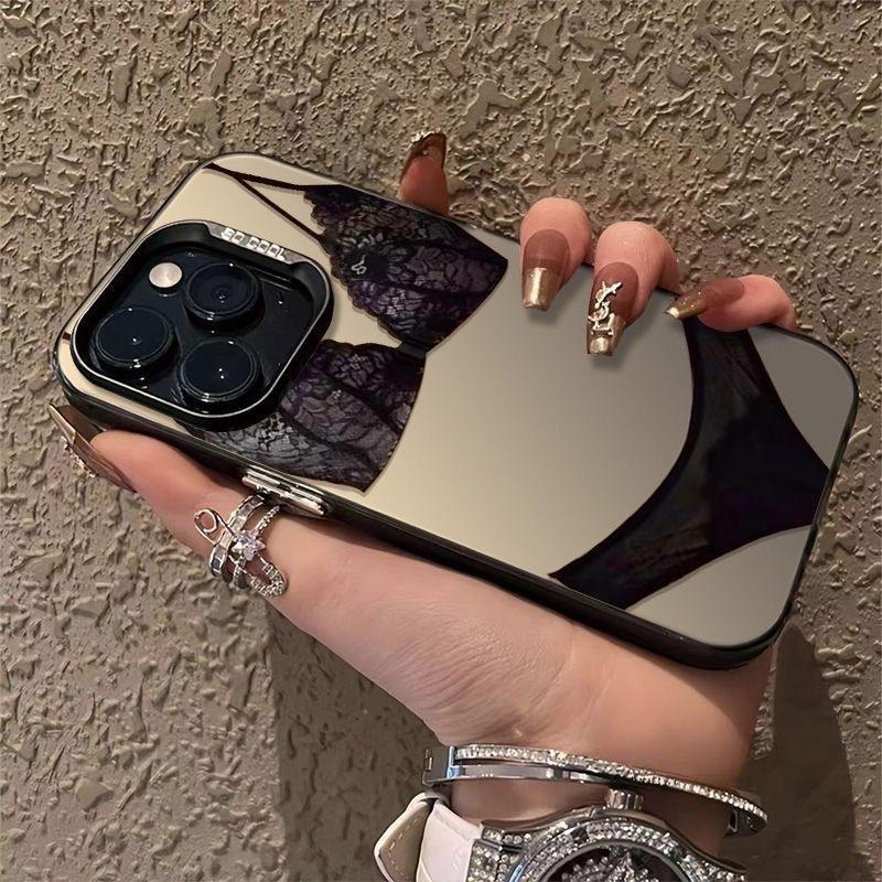 Source Factory Personality Spice Girl Style Creative Sexy Lace Underwear Mobile Phone Case Apple 17promax Anti-drop Case