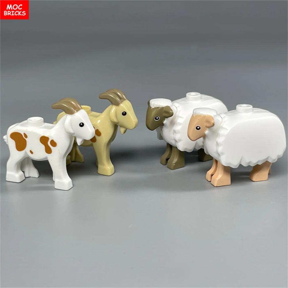 Cărămizi MOC Subarboret Junglă Animal de Pădure Maimuță Capră Girafă Pasăre Bufniță de Noapte Accesorii Blocuri de Construcție Jucării Cadouri