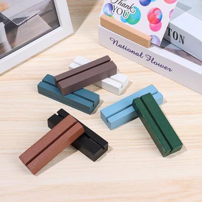 Wedding Supplies Picture Cards Display Stand Desktop Decoration Place Card Table Numbers Holder Clamps Stand Photos Clips