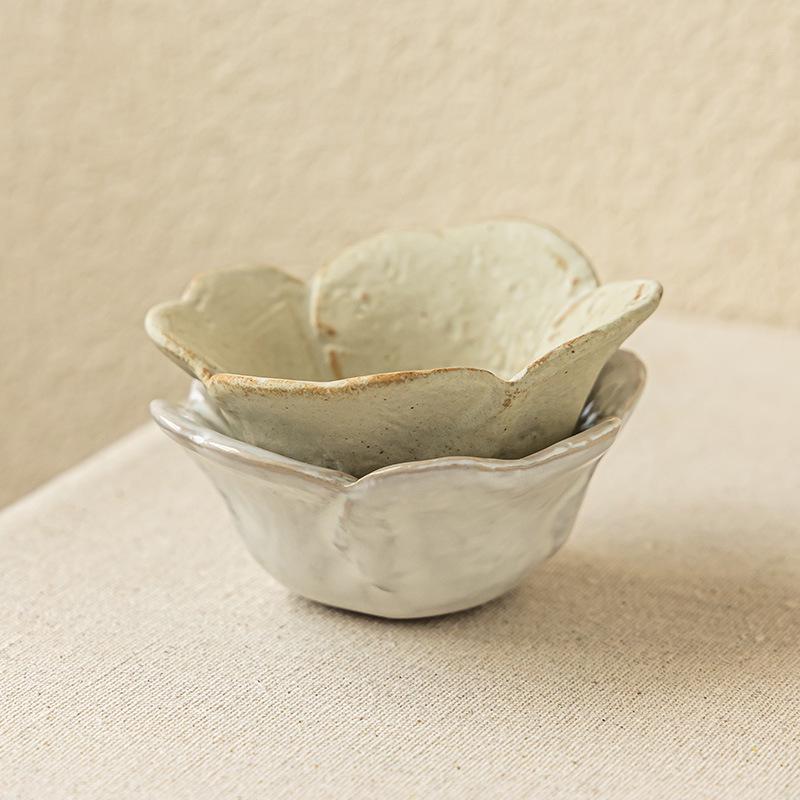 Vintage Aesthetic Ceramic Condiment Dish - Elegant Dipping Sauce Bowl for Home & Restaurant Use