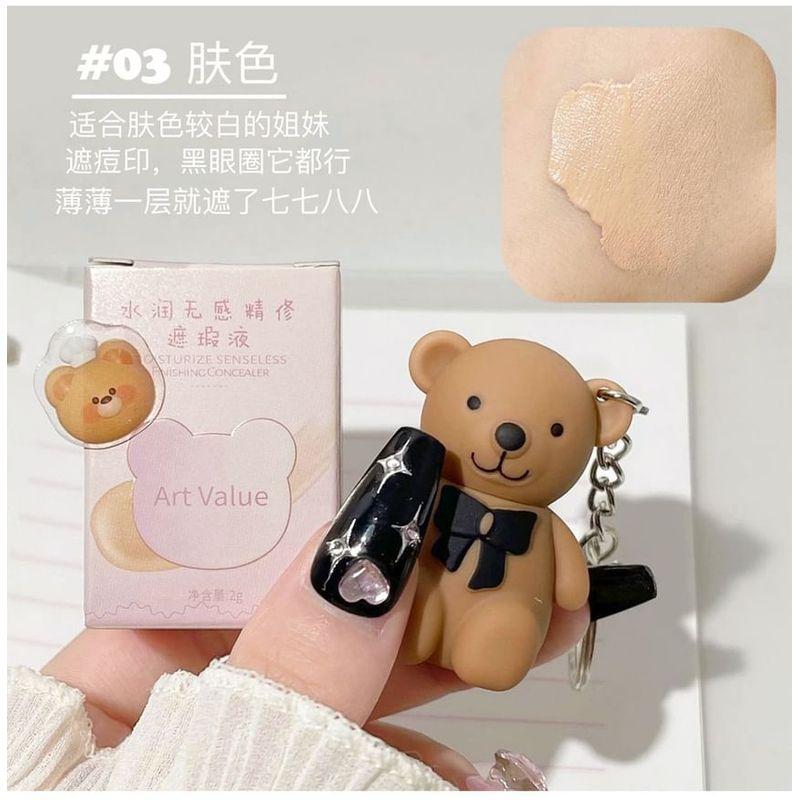 Art Value - Bear Keychain Moisturizing Concealer - 3 Colors