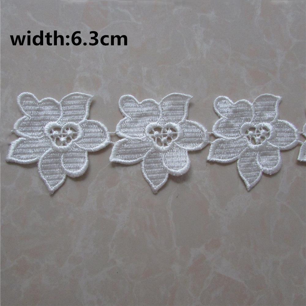 

Сделай сам Маленькое цветочное кружево Аксессуары со штрих-кодом Полое кружево Украшение для одежды Ткань Водорастворимая бахрома Вышивка Аксессуары Style 809 (1m)