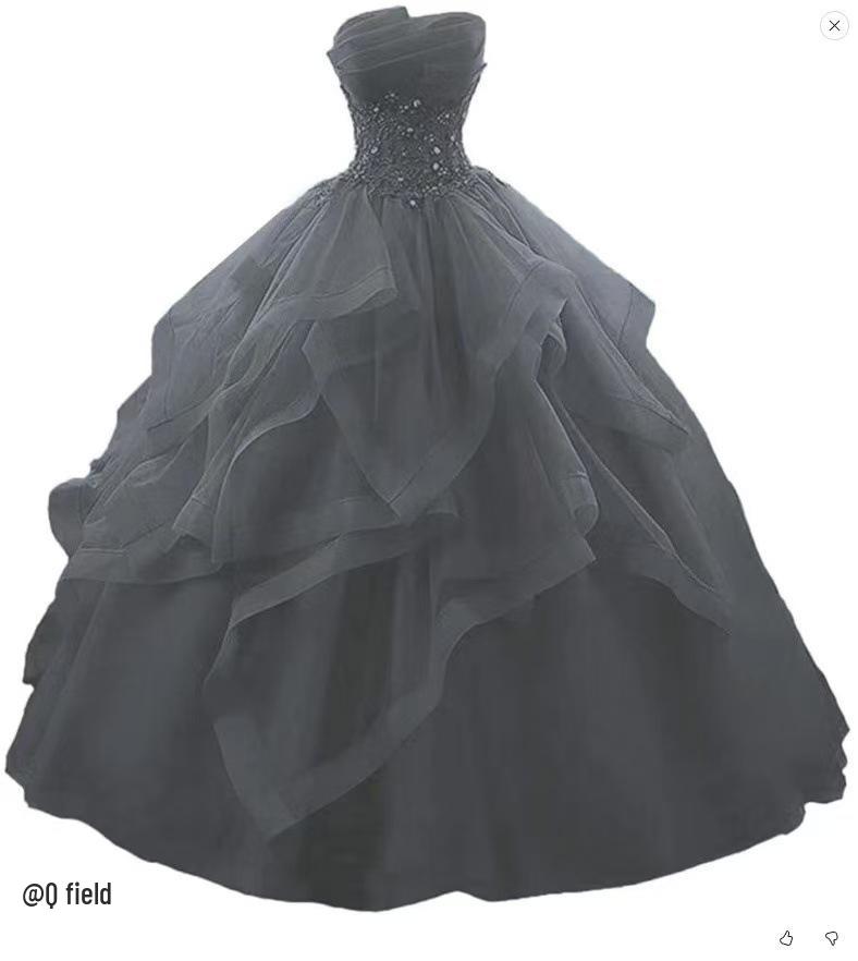 

Вечернее платье без бретелек в корейском стиле 2025 года: Приталенное свадебное платье в пол для беременных женщин больших размеров M