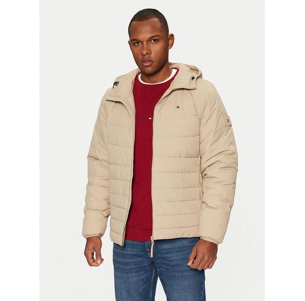 Зимняя куртка Tommy Hilfiger MW0MW37641 бежевого цвета, стандартный крой