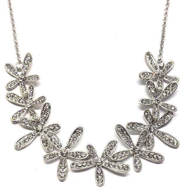 

Stylish Snowflake Clavicle Necklace - Women s Japanese & Korean Silver Christmas Jewelry серебряный