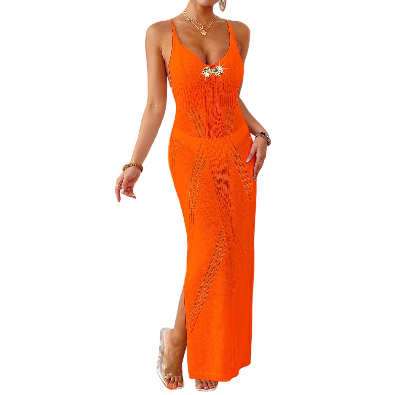 

Женские платья-бэбидолл из бархата свободного кроя с квадратным V-образным вырезом и без рукавов One Size шафрановый