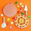 Pizza Making Simulation Interactive Learning Game Wooden Pizza Toy Set For Fine Motor Skills Development And Food Cognition