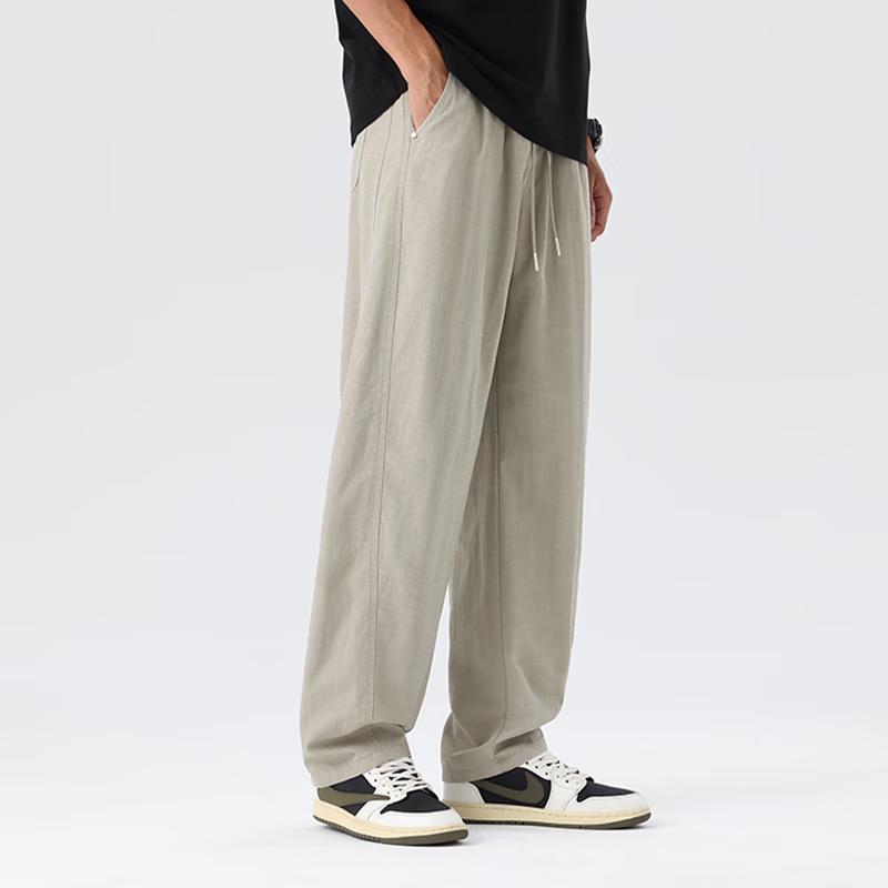 MINISO Men's Soft Drape Straight-Leg Casual Pants