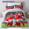 Union Berlin Players Pattern Bedding Home Decoration Birthday Gift ( 1 Duvet Cover + 2 Pillowcase, Without Core),fan Merchandise.
