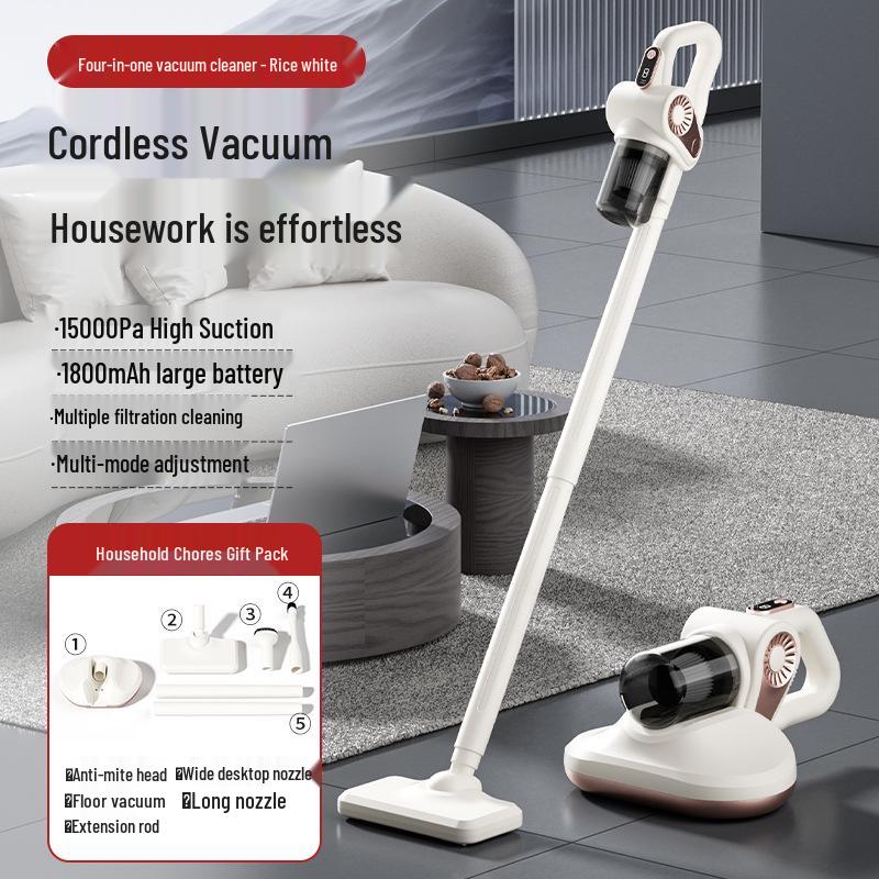 High-Power Anti-Mite Bed Vacuum Cleaner with UV Sterilizer and Dual-Cup System
