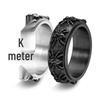 Rotatable Spider Titanium Steel Men's Retro Hip Hop Index Finger Ring