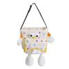 2-in-1 Vehicle Trash Bin Plush Auto Seat Back Storage Bag Car Mounted Tissue Box  Women