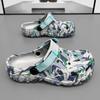 Herren Lochschuhe Mode Street Art Sommerbekleidung Trendy Cool Outdoor Sandalen und Hausschuhe Sport