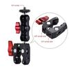 3/8"-16 Thread Super Clamp 360° Ballhead Monitor Clamp Professional Camera Clamp Mount  Photography
