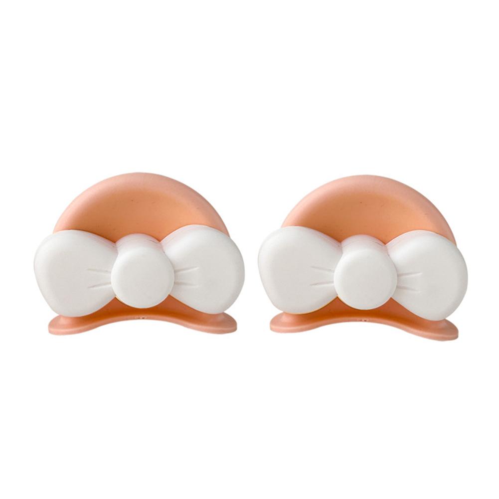 2Pcs Cute Motorcycle Helmet Bear‘s ’Ears with Bow Motocross Electric Bike Helmet and Car Steering Wheel Decroation Accessories Driving Styling