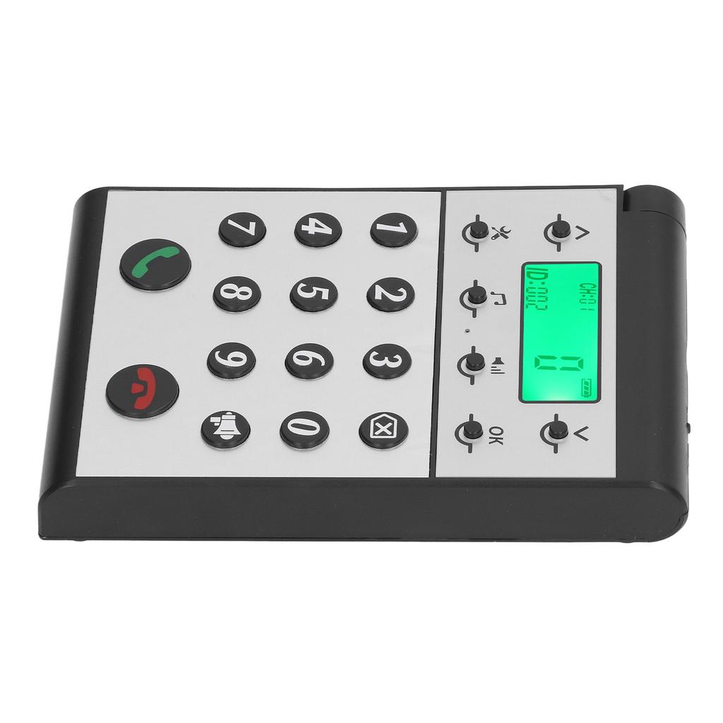 Wireless Intercom Phone 1000m Distance Clear Call Intelligent Networking Hands Free Intercom System Host Black