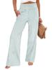2026 European & American Women's Striped High-Waist Loose Fit Straight-Leg Trousers
