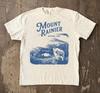 Mount Rainier National Park T-Shirt, Vintage Mountain Wildlife Hiking Tee