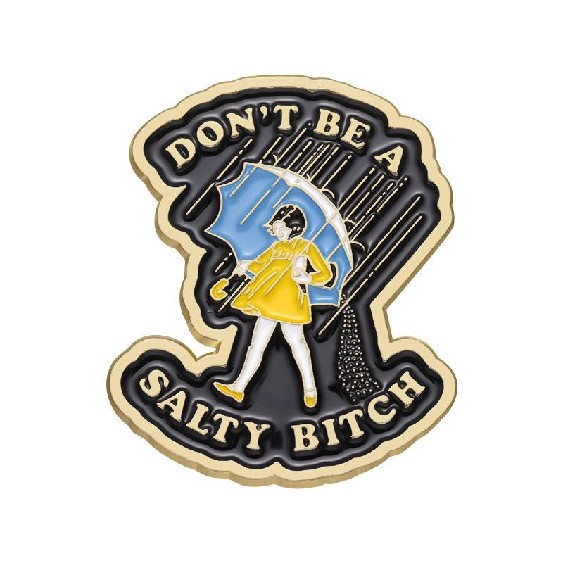 Girl Cartoon Charming Brooch Enamel Pin Unique Creative Gift For Ages All