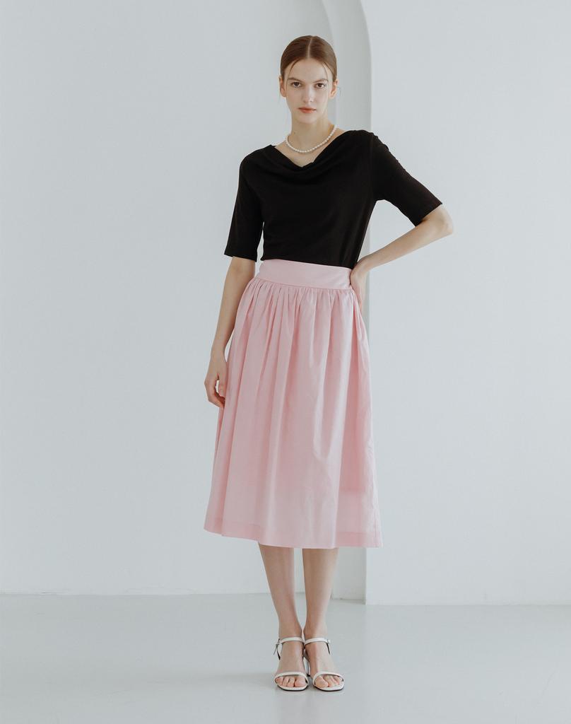 GIEMAR Pink Flare Skirt