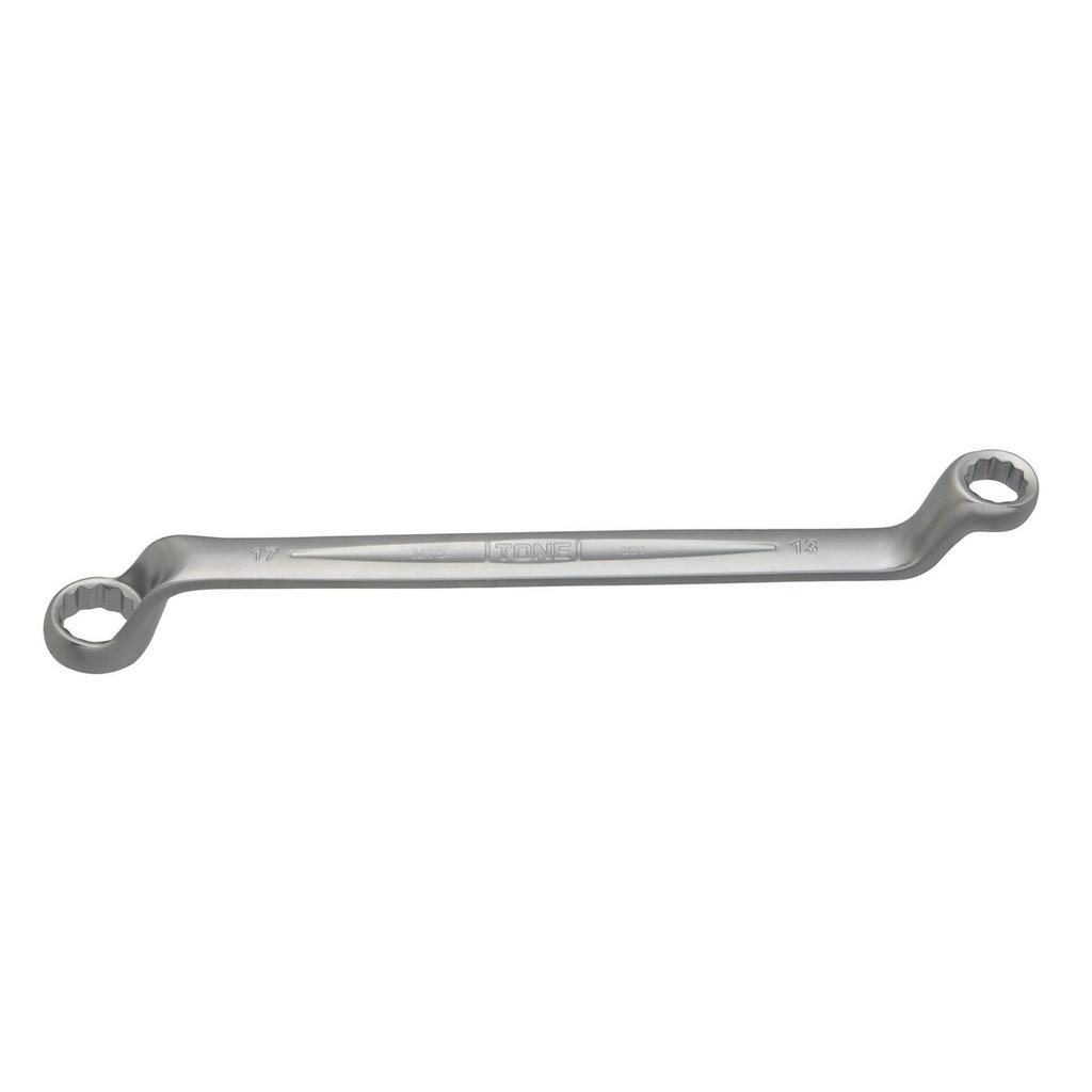 TONE Long Mechanic Double End Ring Wrench 75 Degree Offset M75-1317 Size 13 x 17 mm