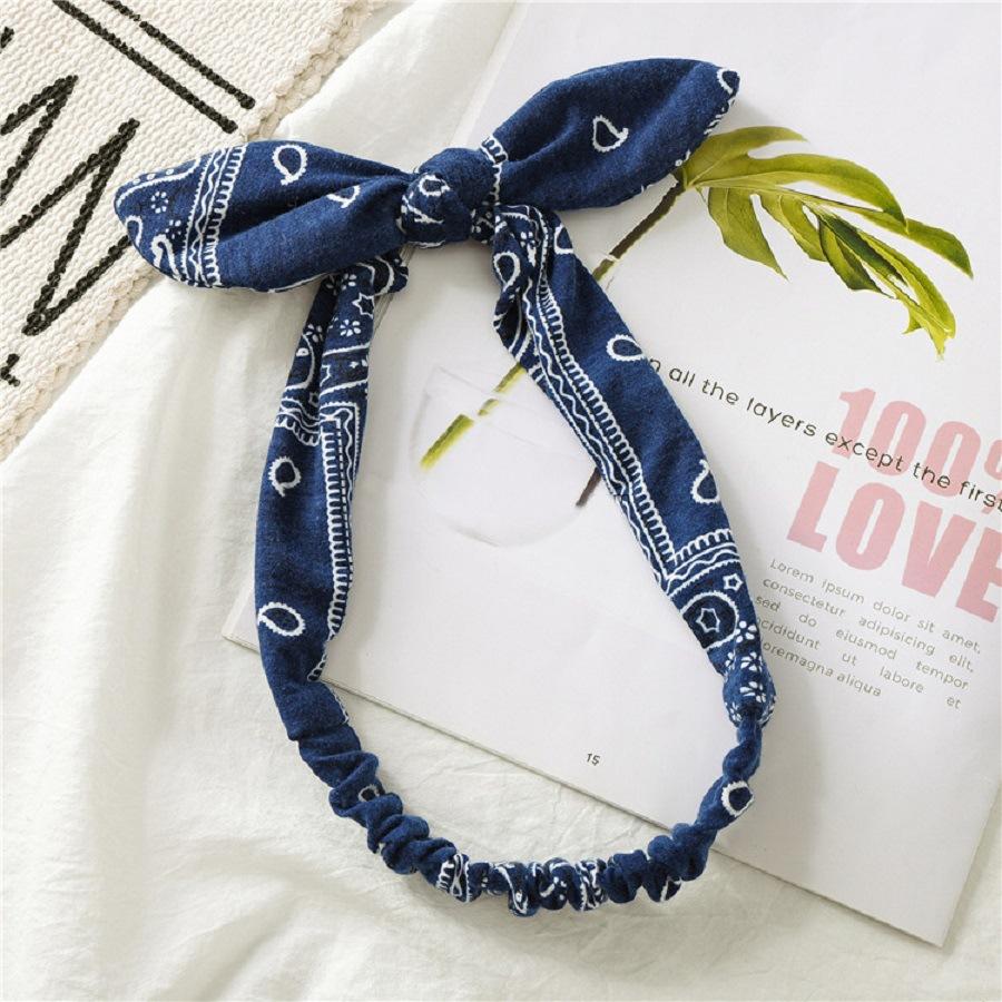 1 New Fashion Headband Cashew Nuts Adult Rabbit Ears Headband Daily Face Wash Headband Lady Headband