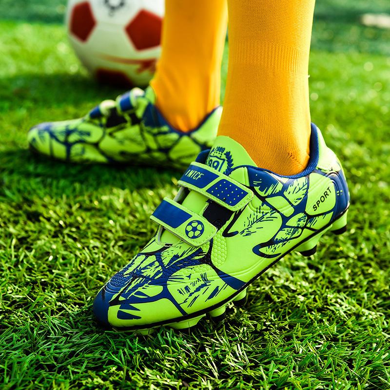 2025 new children's football shoes broken nails sneakers student sports classmates boys training running spikes 28-38
