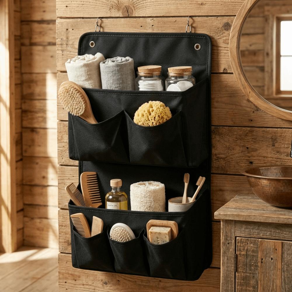 Mehrere Fächer Wandmontierter Organizer Mehrere Taschen Langlebige Hängetasche Faltbar Platzsparend Tasche Aufbewahrung Wohnmobil