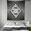 Borussia Wall Tapestry Aesthetic Wall Hanging Printed Fabric Blanket Decorative Tapestries for Bedroom Living Room Home Decor