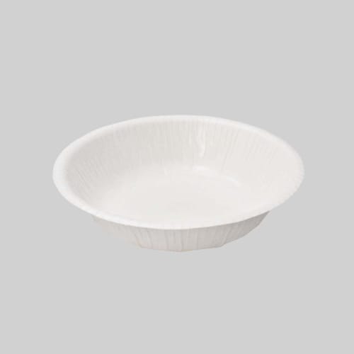 Disposable Paperware Bowls, 15cm, Extra Capacity, 60 Count (50 + 10), Made in Japan, 410ml Capacity, Water and Oil Resistant, Microwaveable, Deep Pape