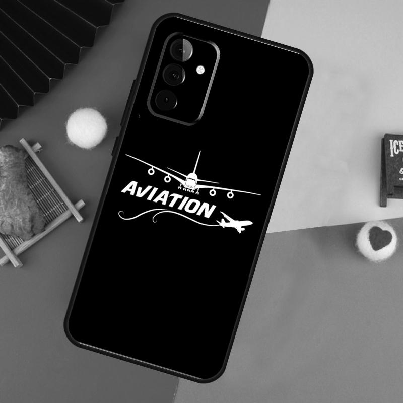 aircraft Airplane fly travel Case For Samsung Galaxy A14 A34 A54 A55 A35 A15 A73 A53 A33 A23 A13 A12 A32 A52 A51 Cover