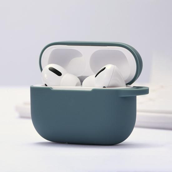 Bærbar silikon støtsikker Bluetooth-kompatibel beskyttelsesveske for øretelefoner for Airpods Pro