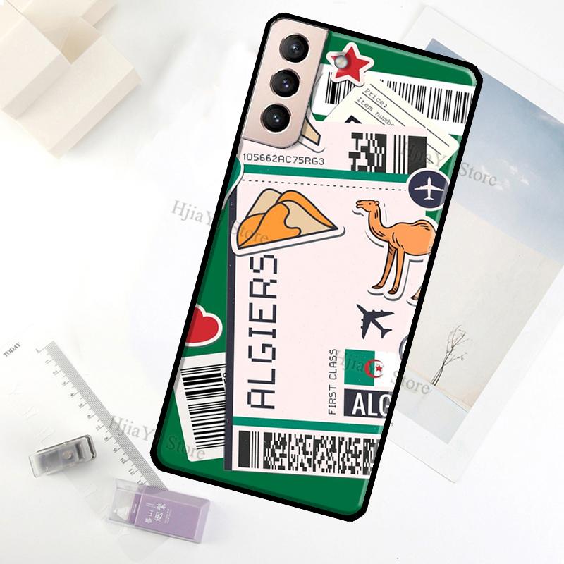 SYDNEY BOARDING PASS Traveltickets Case For Samsung Galaxy S23 Ultra Note 20 10 S9 S10 Plus S20 S21 FE S22 Ultra Phone Cover