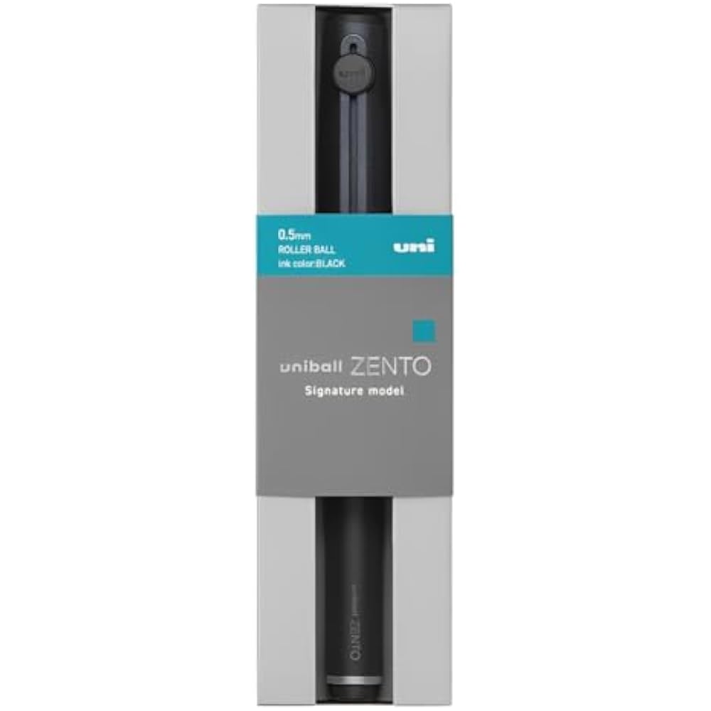 Uniball Zento/Uniball Zent Signature Model 0.5mm [Metallic Black]
