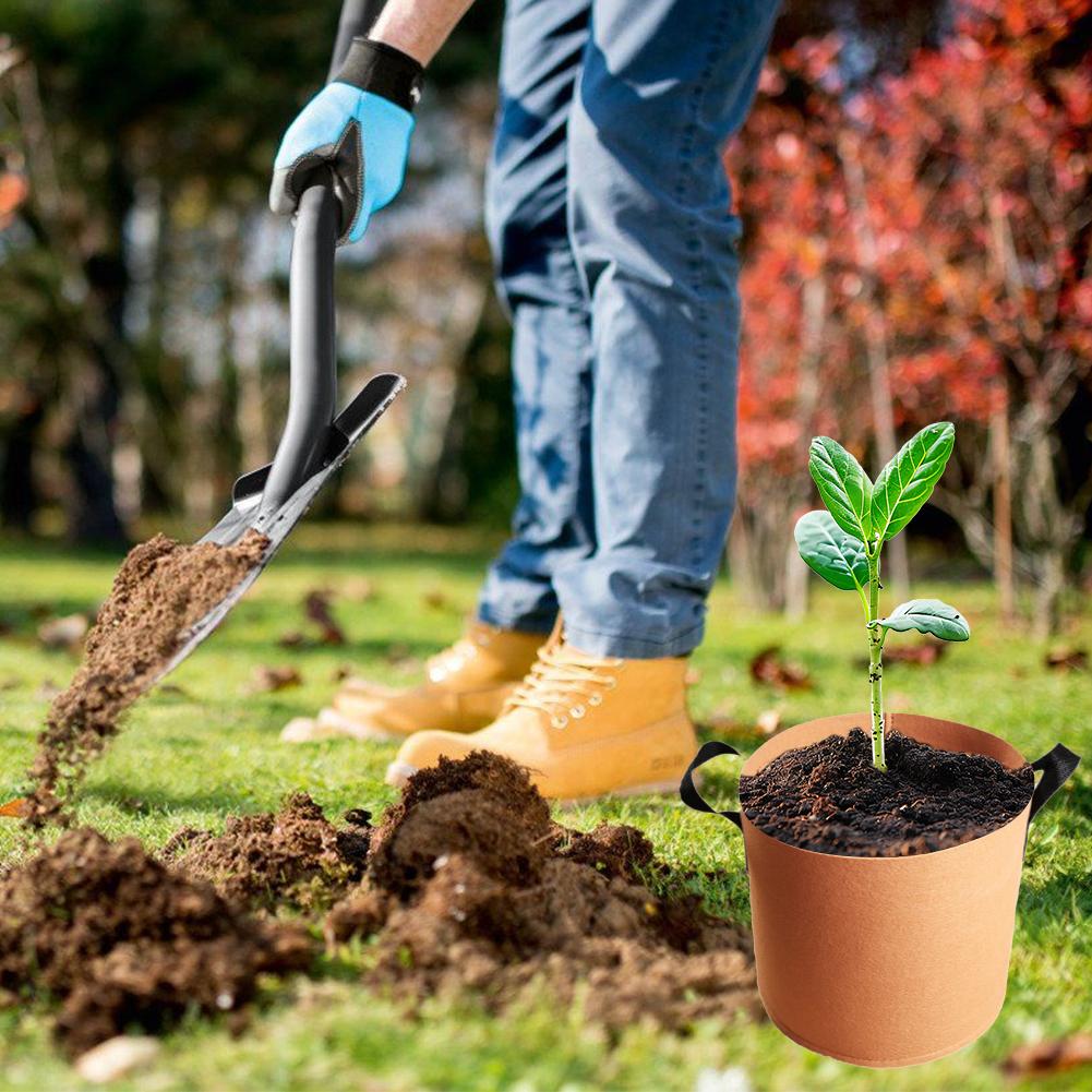 Plant Growing Bags Flower & Vegetable Aerated Planter Bags Planting Containers Handles Bags Pla R3Z9
