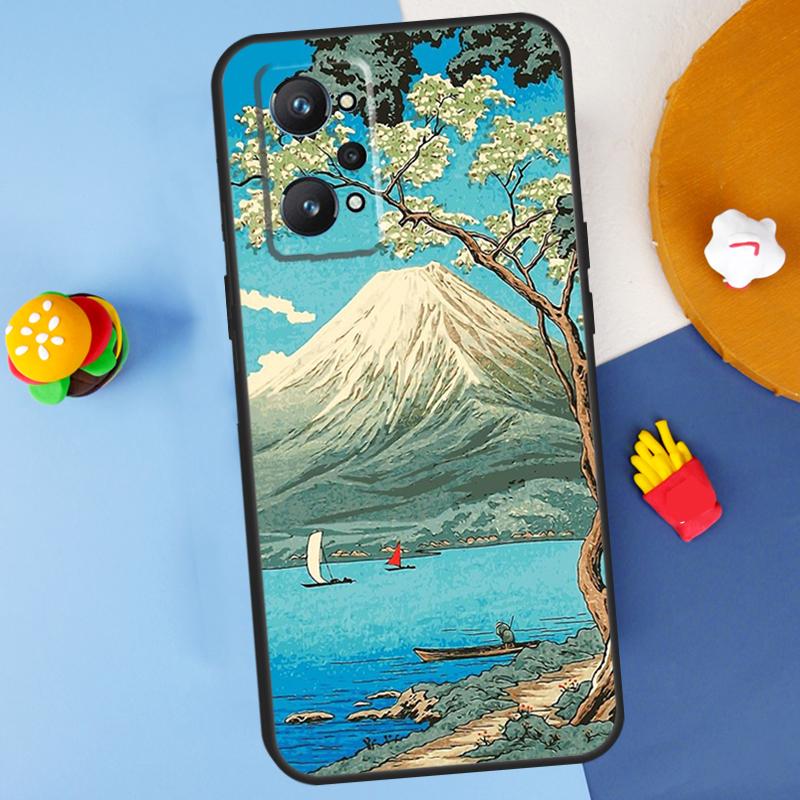 Japanese Wave Art For Realme GT7 Pro GT 6T 6 5 C67 C61 C55 C53 C51 C21Y C25S C75 10 11 12 13 14 Pro Plus Case